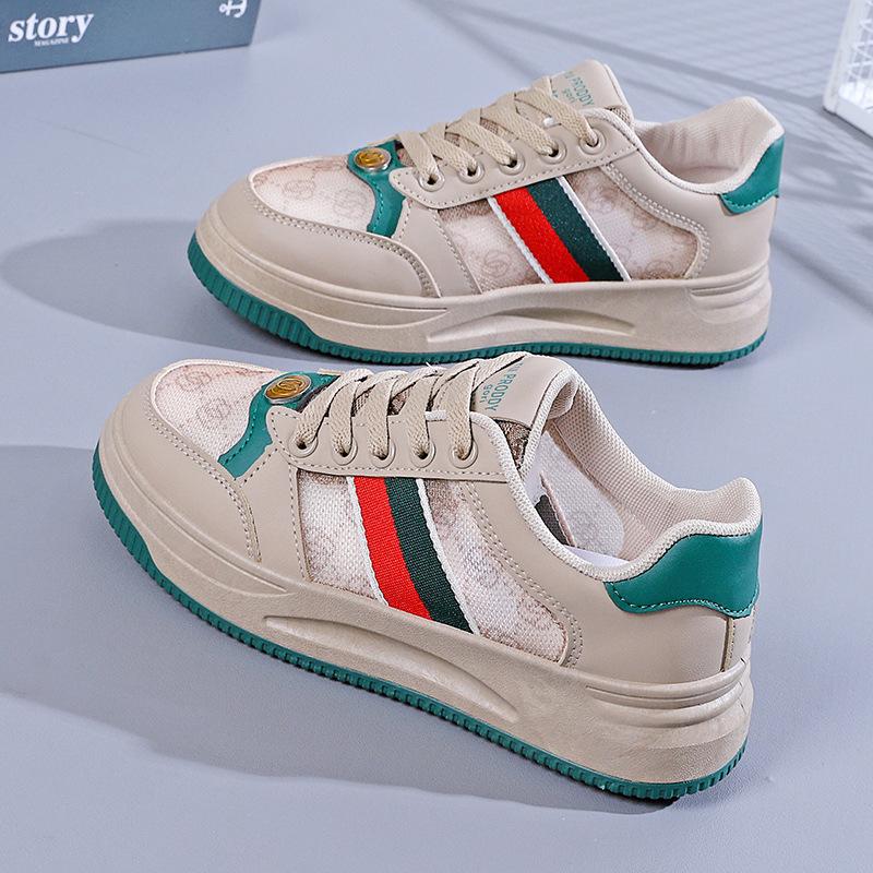 Summer new mesh shoes ins comfortable platform student breathable sports and leisure shoes P