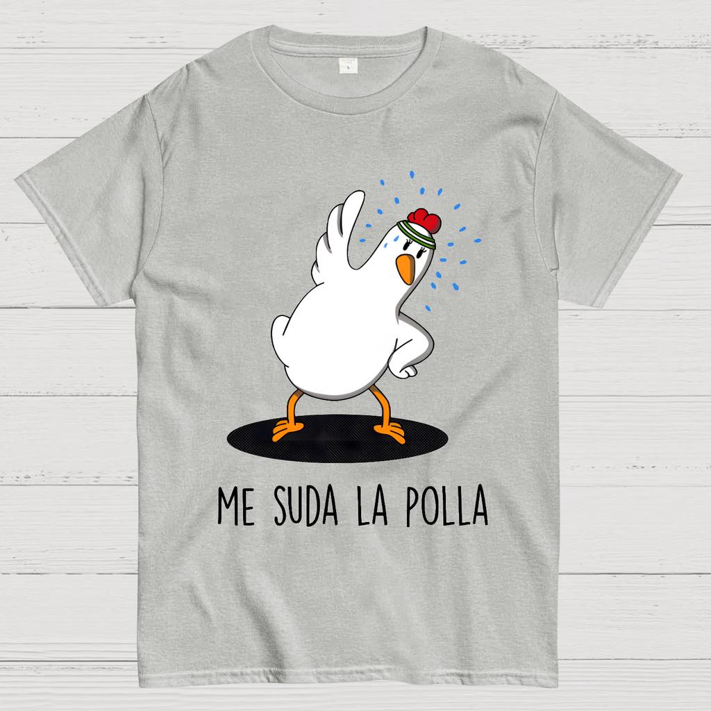 Me Suda La Polla I Don't Give A Damn Cotton Summer Casual Cool Loose T-Shirt