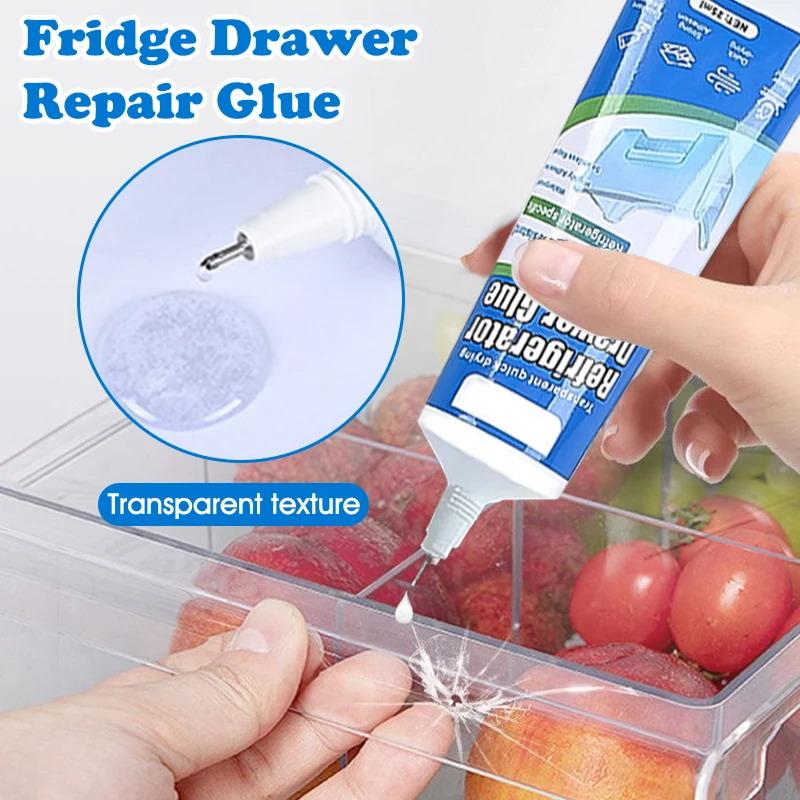 Refrigerator Door Seal Repair Glue Waterproof Low-Temp Resistant Adhesive for Fridge Drawer Freezer Gasket Home Use