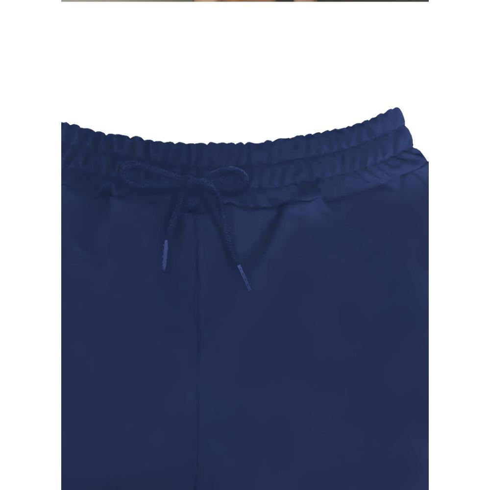 Herren Weite Sporthosen mit Kordelzugbund, Lässige und minimalistische Streetwear, Hauskleidung