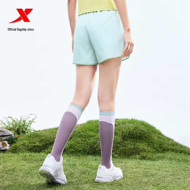 Xtep Women's Ice Silk Cooling Athletic Shorts