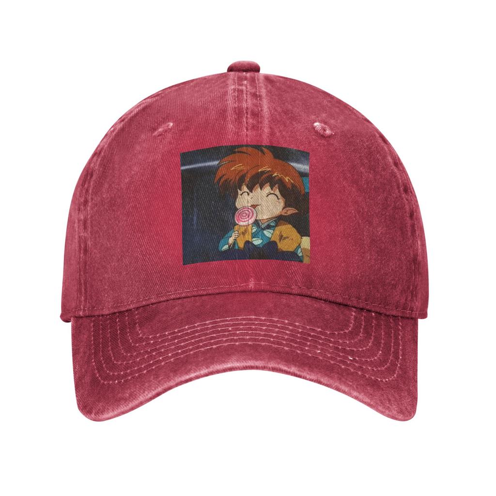 Anime Inuyasha Shippo Jeansstoff Kappe Lässige Baseballkappen Verstellbare Mütze Sommer Unisex Baseballkappen