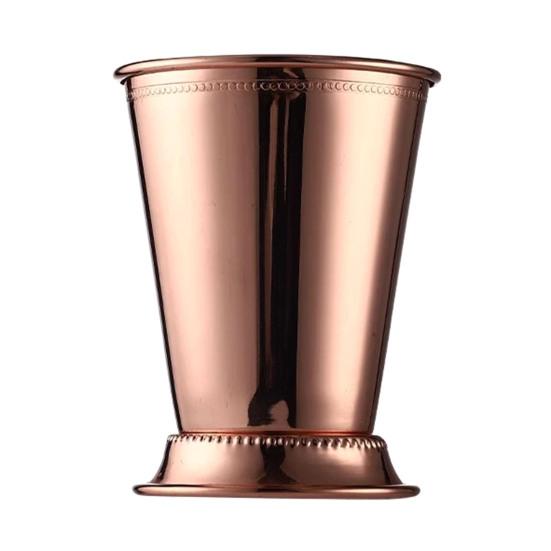 Cocktail Glass Stainless Steel Julep Cups 400ml Reusable Southern-style Wine Glass Elegant Metal Drinkware for Home Bar