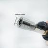Adjustable Water Flow Adapter - 1/4" Quick Connect, 15°25° Nozzles, Compatible with Karcher Nilfisk Hoses