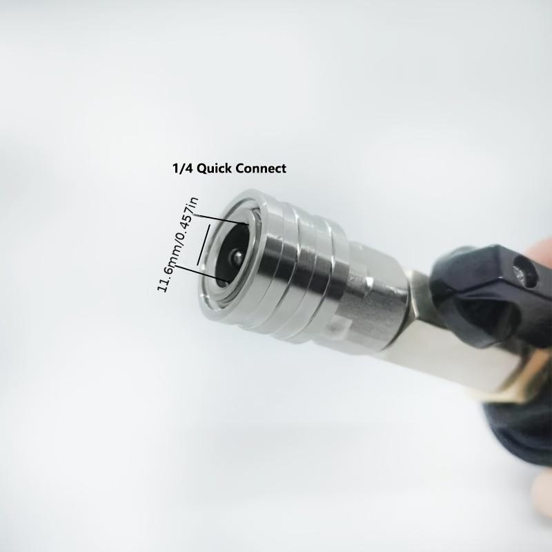 Adjustable Water Flow Adapter - 1/4" Quick Connect, 15°25° Nozzles, Compatible with Karcher Nilfisk Hoses