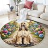 Textile Fabric Animals,Round Area Rug,Carpet Rug for Living Room Bedroom Sofa Playroom Decor,Non-slip Floor Mat