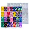 Practical Epoxy Resin Dominoes Mold With 28 Cavities Sturdy Silicone Candy Clay Molds for Jewelry And Cake Decoration