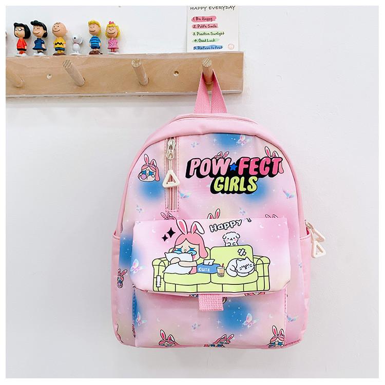 Adorable Cartoon Childrens Backpack Lightweight Large Capacity School Bag Kids For