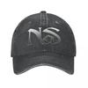 Nas Illmatic Album Logo Baseballkappe Zubehör Vintage Used Baumwolle Rapper HipHop Dad Hat Unisex Stil Outdoor-Aktivitäten