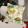 Decorative Pillowcase Decor 40X40 Kawaii Forest Dinosaurs Cushion Covers 45X45 Cushions Cover Home And Decoration Living Room