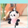 Pluche panda sleutelhanger, zacht speelgoed met PP-katoenvulling, voor kinderen en volwassenen.