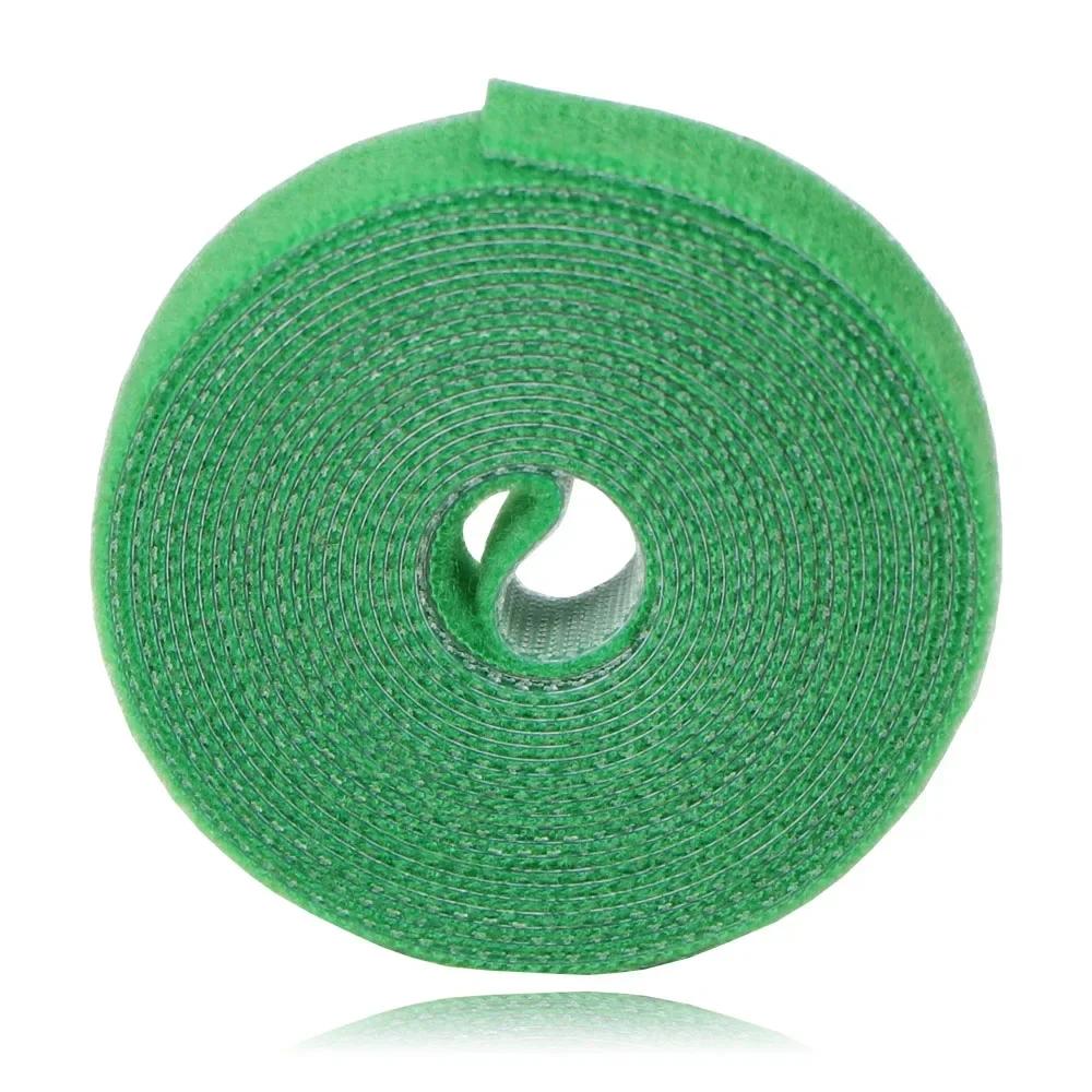 1 Roll 2M Nylon Plant Bandage Hook Tie Reusable  Fastener Tape Adjustable Plant Support Bonsai Tools for Home Garden Accessories