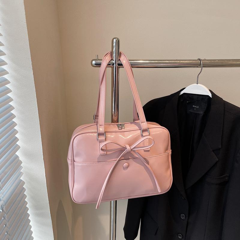 Simple and large-capacity backpack bag women's 2025 spring new trendy Korean underarm bag high-end shoulder tote bag