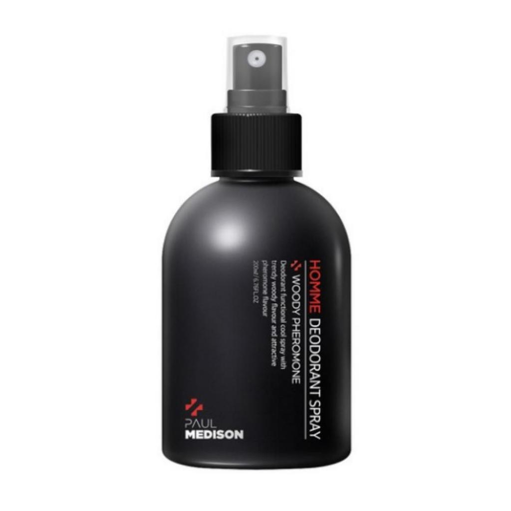 Polmedison Homme Woody Pheromone Spray Deodorant — English Details