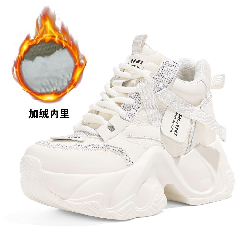 

Women s autumn new inner height increase casual versatile lace-up cm platform dad shoes student 40