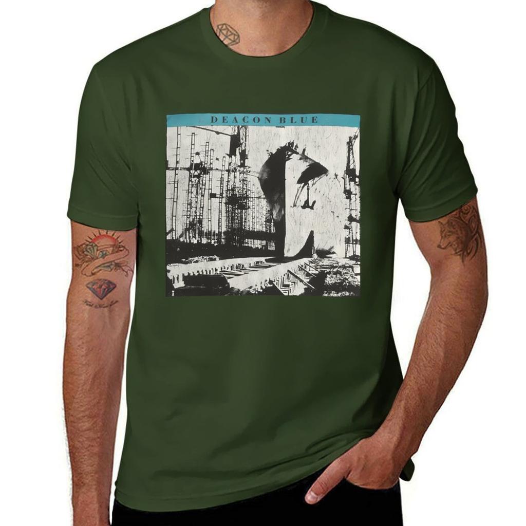 Deacon Blue, Uk Spring Tour, The Deacon Blue, Deacon Blue Art, T-Shirt Blouse Short Sleeve Tee Men Graphic T Shirts