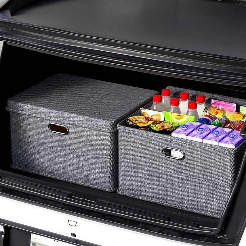 Foreign Trade Clothing And Fabric Storage Box Large-Capacity Organizer For Car Trunk And Household Items Foldable Storage Box
