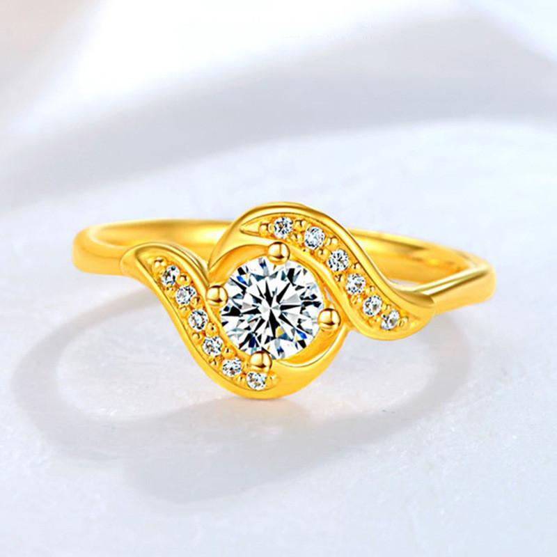 Beautiful Adjustable Womens Ring Featuring Purple Amethyst And Glittering Diamond Accents