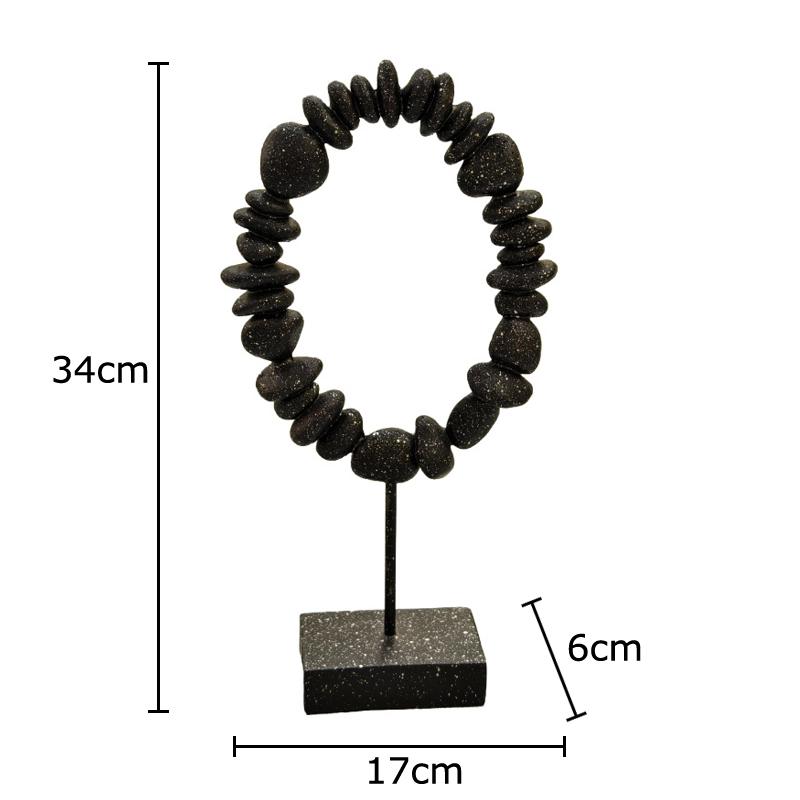 

Simulation Stone Theme Statue Desk Decoration Multiple Styles Stone Ornaments Creative Resin Sculpture Room Aesthetic Decor
