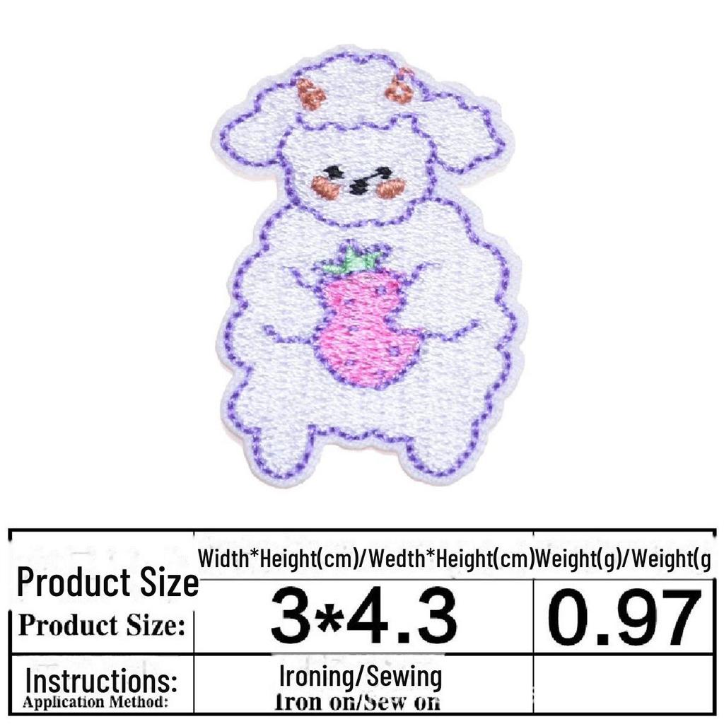 Children's Animal Embroidery Patches for Clothing Decoration