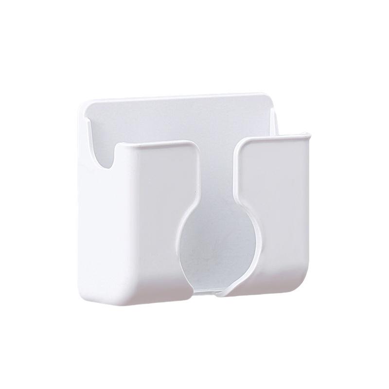 

Настенный держатель для мобильного телефона, универсальный ящик для хранения и зарядки мобильного телефона, органайзер для пульта дистанционного управления телевизором, подставка-кронштейн, зарядная док-станция белый