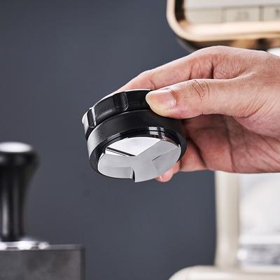 Kaffefordeler Espressofordelingsverktøy, Nivellerer 3 Vinklede Skråninger, Justerbar Håndflate-tamper, Passer 51mm 53mm 58mm Portafilter