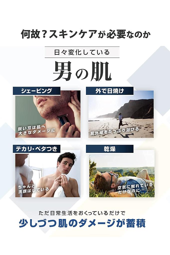 Dandy House Gel Skin Care 1 Bottle Bottle 50g 60 All-in-One Men's [1 (approx. Days' Worth)]