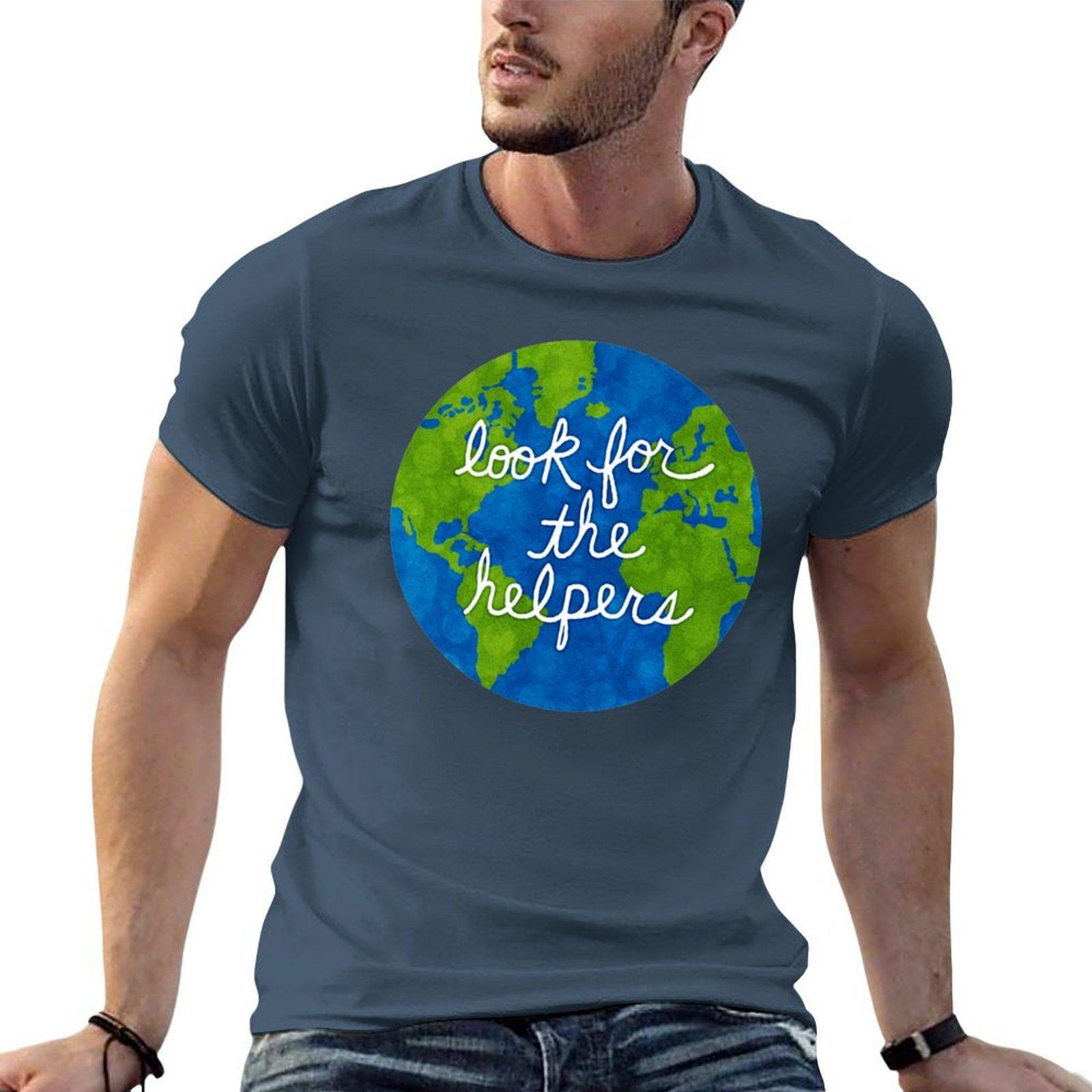 Look For The Helpers Tshirt Simple Graphic Design Tshirt S