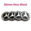 CEJ1 2025 Hot For Benz 4pcs 56mm 60mm 65mm 75mm Car Wheel Center Hub Emblem Sticker For Mercedes Benz W203 W204 W205 W213 W210 W211 W