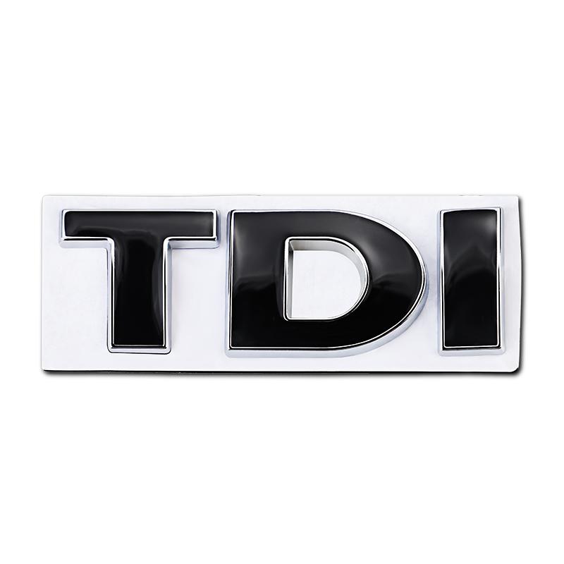 BRP1 For VOLKSWAGEN VW GTI 1Pcs 3D Metal Sticker TDI Logos Badge Car Body Trunk Decal For VW Polo T5 Golf Passat GTD GTI CC Magotan A Oq2