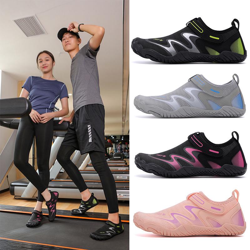 New Lightweight Five-Finger Water Shoes for Couples - Outdoor Summer Diving, Snorkeling, and Beach Swim Footwear
