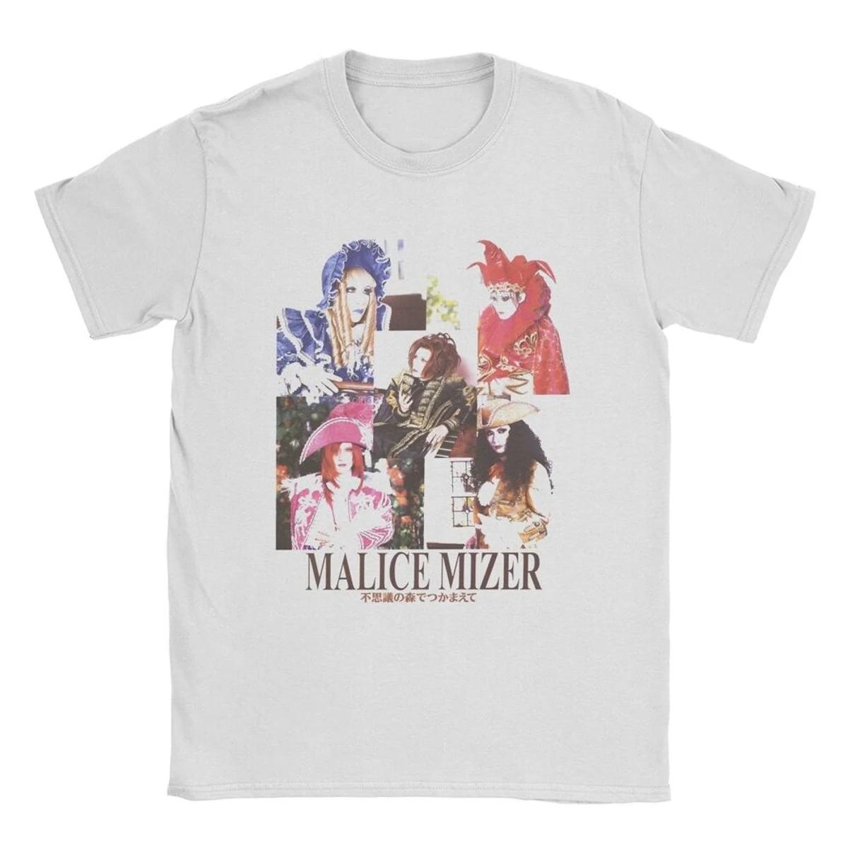 Malice Mizer Band Singer 2025 Retro Round Neck Rock Musician Men Women Fashion Quality Comfortable Pure Cotton Tshirt S
