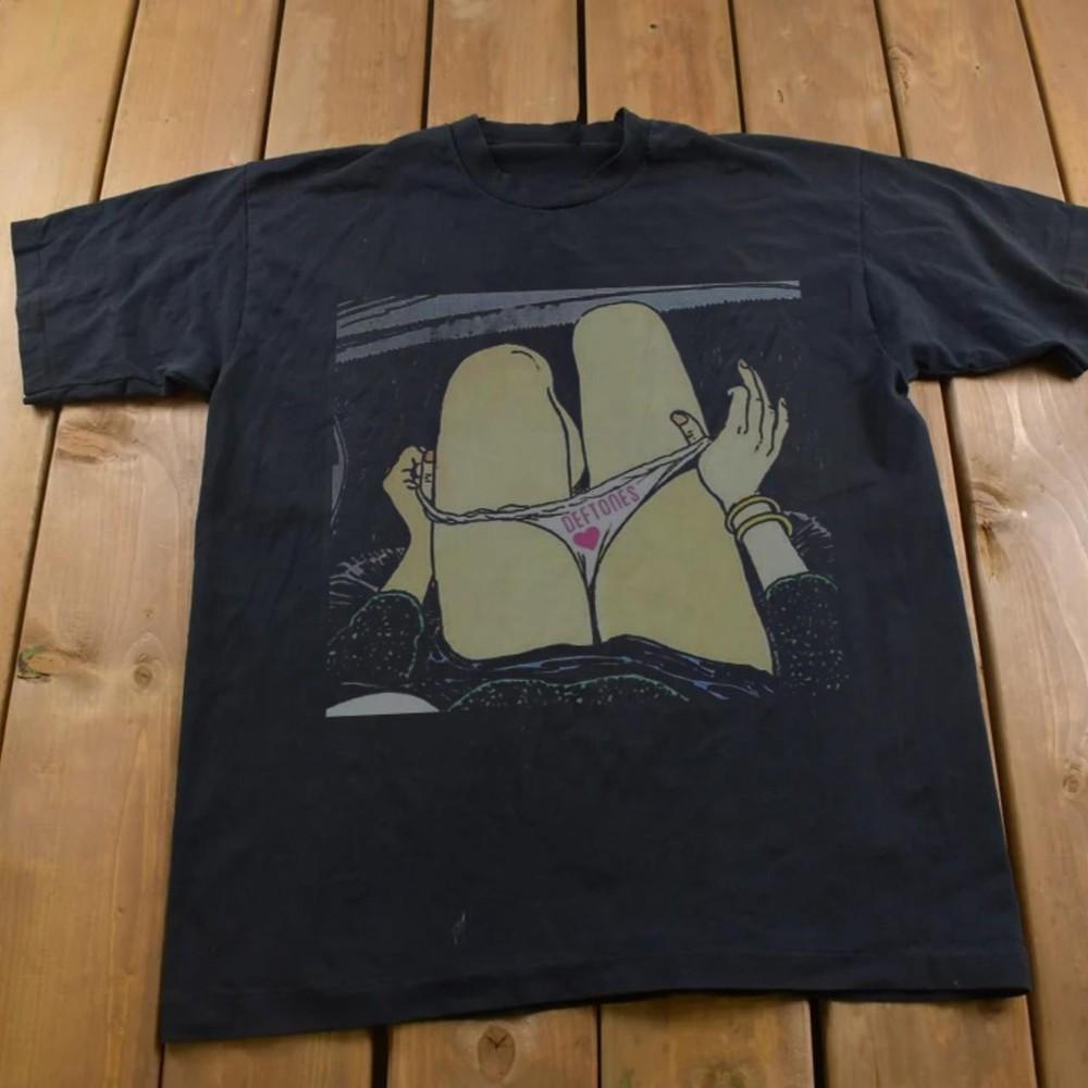 

Deftones Black Short Sleeve Cotton T-shirt Unisex S-5XL LI1917 Unisex T-Shirt XXXL