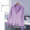 Ice Silk Women's Hooded Sun Protection Cardigan – Lightweight, Breathable Long Sleeve Jacket for Summer Outdoors