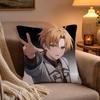 Anime MMushoku Tensei Cushion Cover Soft Plush Cushion Cover Double Print And Invisible Zipper For Sofa Home Car Use