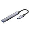 Station d'accueil, USB, Type-C, Plug&amp;Play, câble 0,12 m - ColorWay (CW-HUB02) - Argent