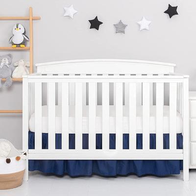 Bed Dust Cover Easy Installation Baby Crib Bed Skirt Soft Elastic Toddler Crib Bedding Skirt for Bedroom