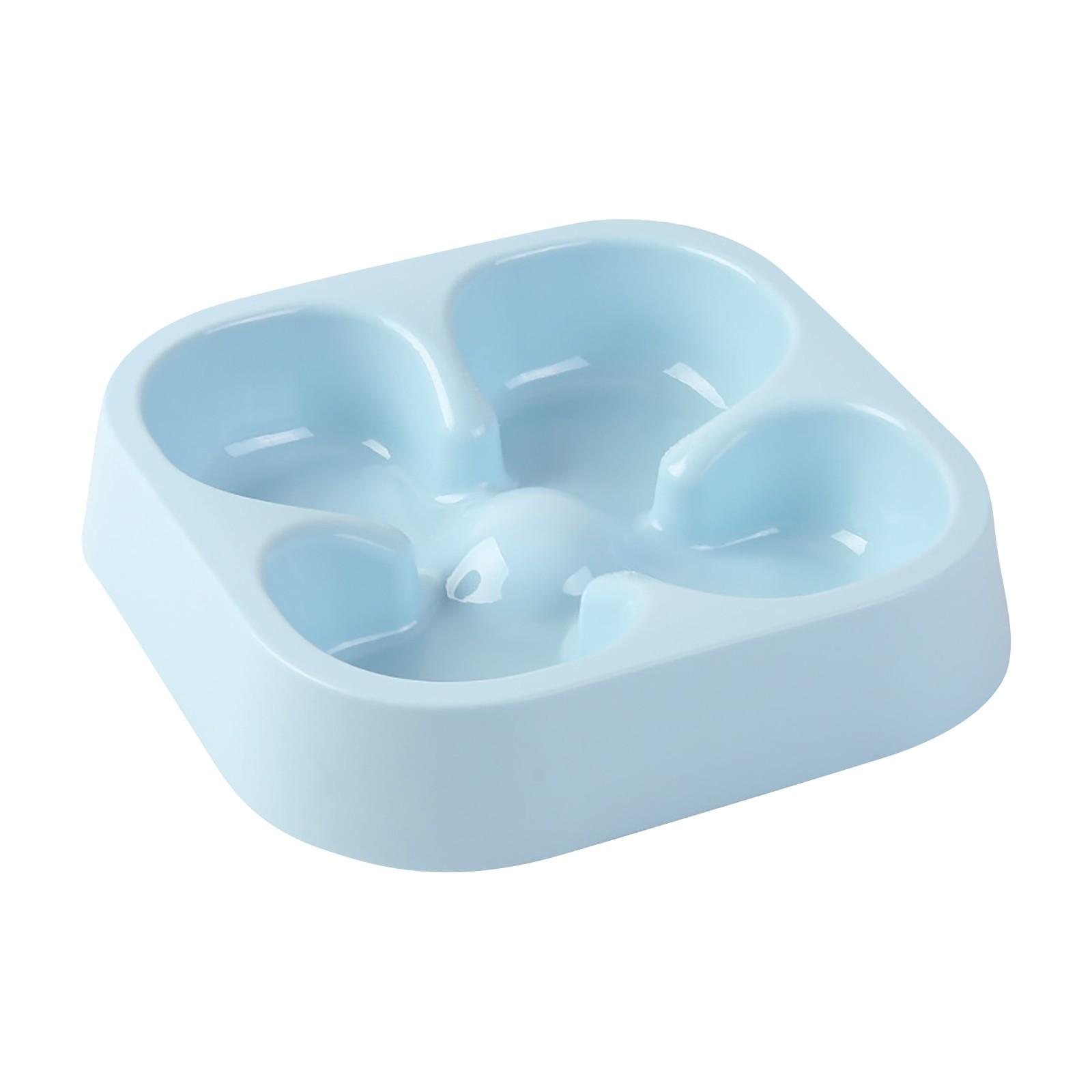 

Миска для домашних животных, предотвращающая удушье, Миска для собаки, Миска для кошки, Тедди, Миска для медленной еды, Миска для медленной еды для собак One Size синий