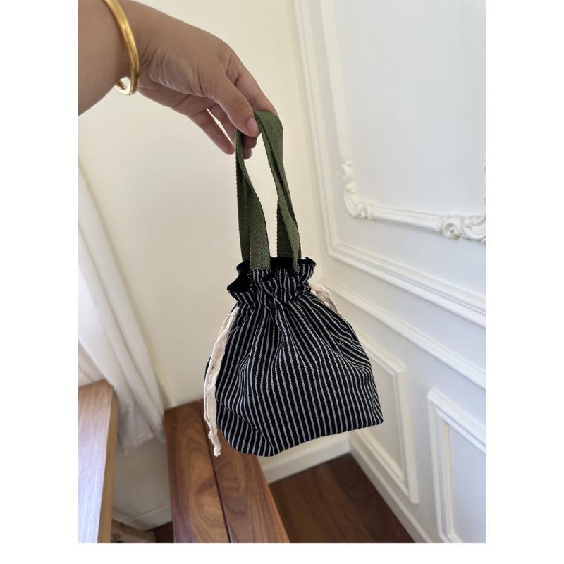 Cute Drawstring Cord Bag, Portable Zipper Pouch for Cup Cosmetics Travel Storage KTB