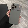 Custodia per Telefono in Silicone Morbido Monocolore per iPhone 16 Pro Max, 15, 14, 13, con Protezione Lente in Vetro