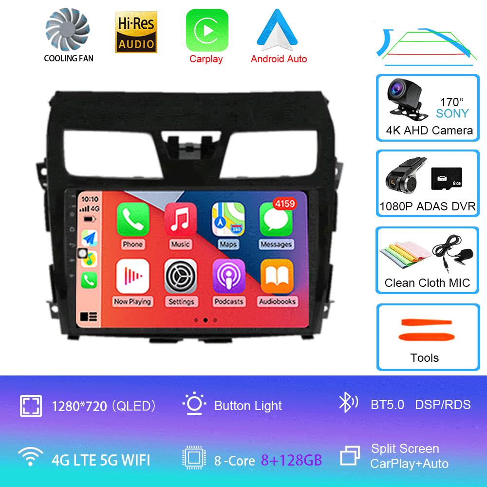 Car Radio Android 14 Carplay For Nissan Teana Altima 2013 2014 2015 GPS Multimedia Video Player DSP Stereo 360 Camera Head Unit