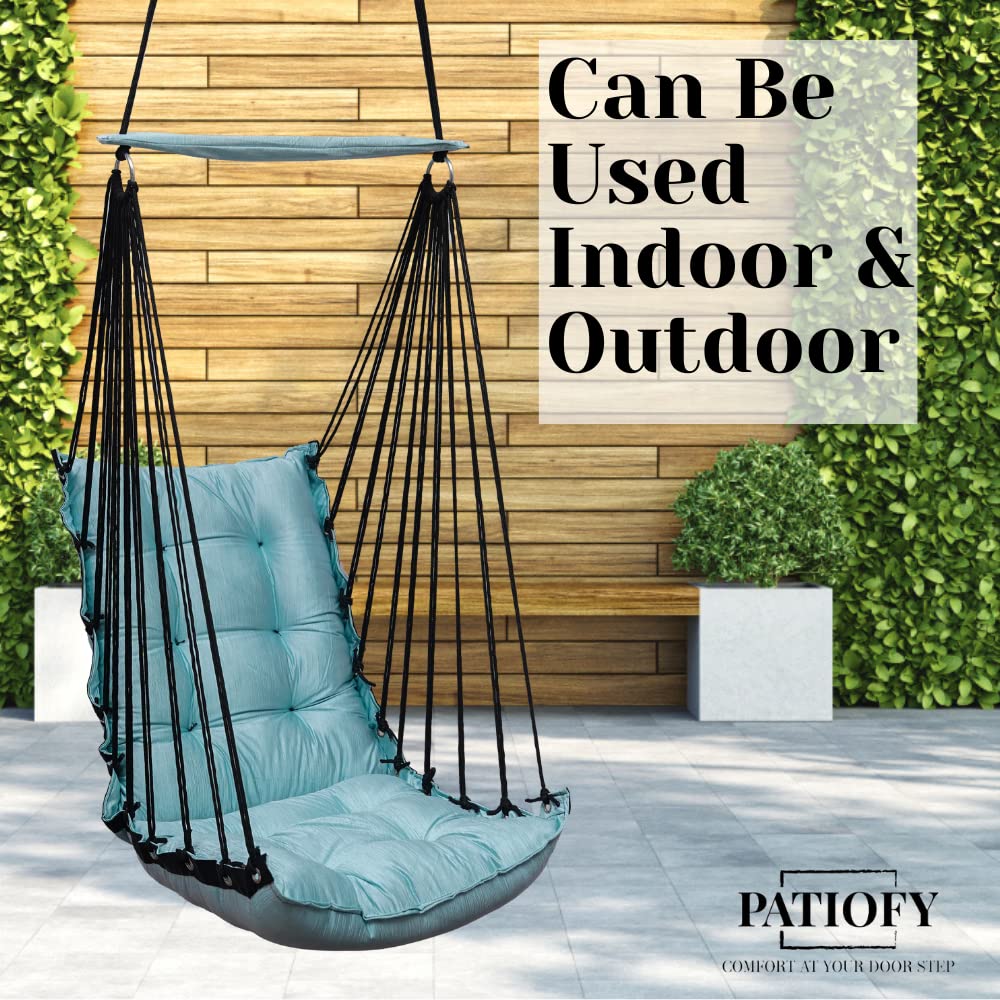 נדנדה לילדים לבית/כיסא לילדים/נדנדה לילדים -כחול אוקיינוס-מתכת,20 ס"מ,4 ס"מ