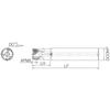Kyocera MEV End Mill Straight Same Diameter Shank MEV25-S25-06-3T