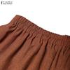 ZANZEA Women Elegant Outfits Long Sleeve Blouse and Skirts Casual Two Piece Suit Sets