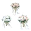 Life Like Artificial Flower Bridal Bouquet For Wedding Photography Silk Flower Arrangement Ceremony Bride Accessory