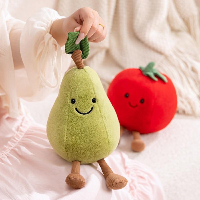 Vegetables Fruits Cartoon Plush Toy Stuffed Doll For Childrens Decoration Room