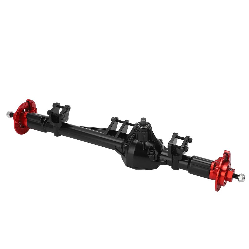 RC Metal Rear Axle Assembly for AXIAL RBX10 Ryft 110 RC Car Upgrade Parts Accessories(Black Red )