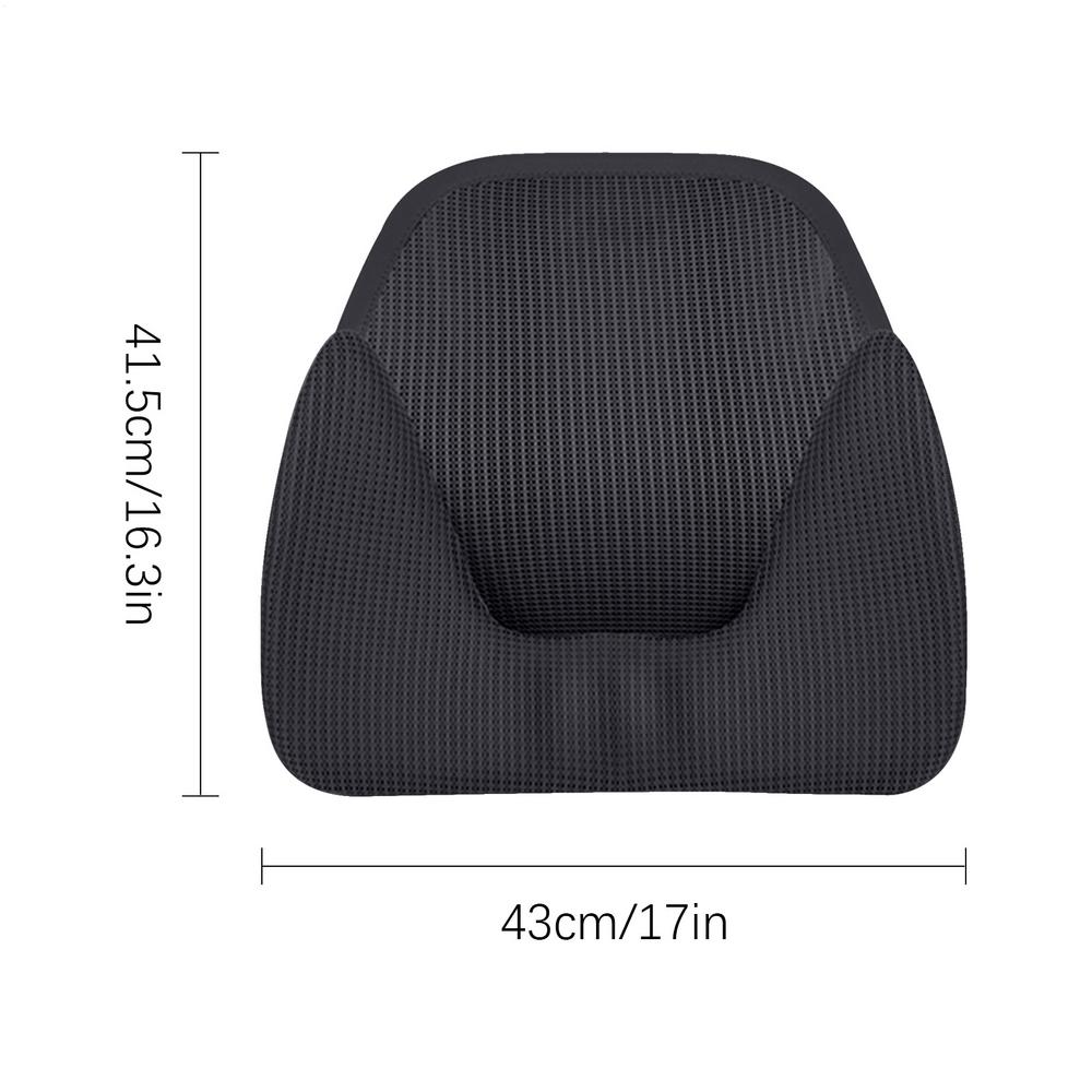 Lumbar Support Pillow For Car Memory Foam Breathable Cushion Back Cushion For Body Rest Long Sitting Driving Travel Car Airplane