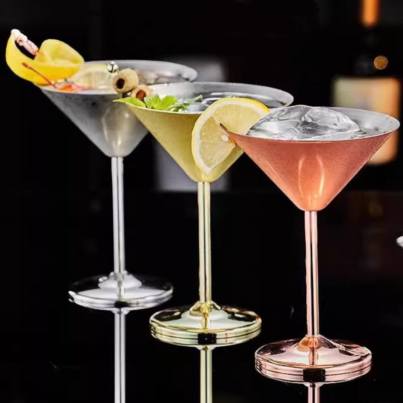 Agave Glasses Personalized Metal Cocktail Cup Liquor Wine Goblet Juice Tumbler Bar Party Wedding Restaurant Home Drinkware Cup