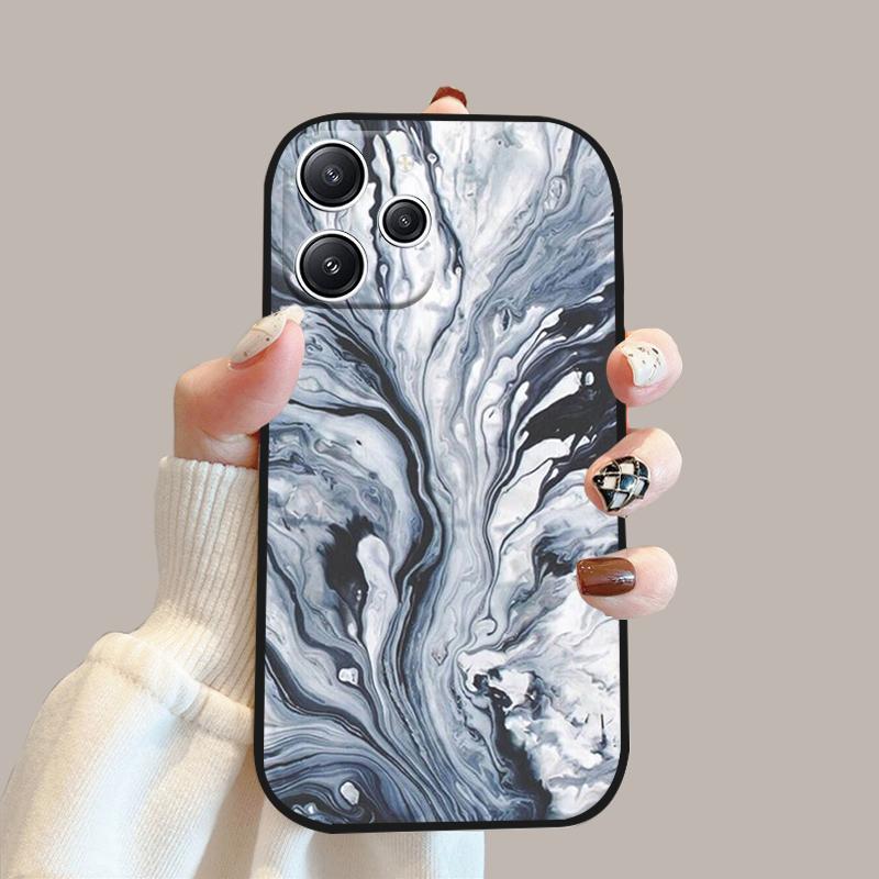 For Redmi 12 4G 5G Silicone TPU Soft Case For Redmi 12R Phone Bumper Cover For Xiaomi Redmi Note 12R 5G Protective Fundas Cases